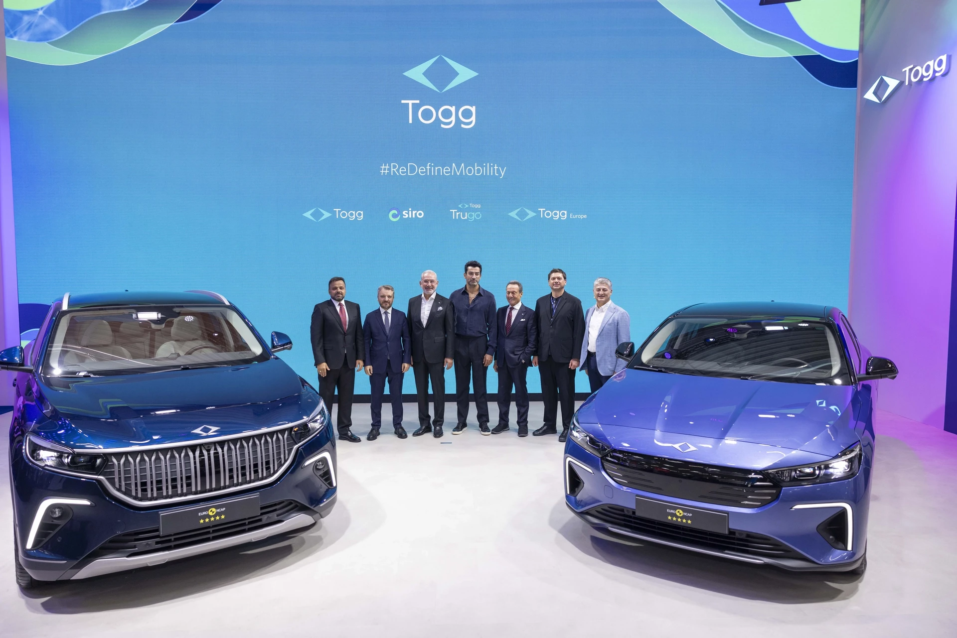 Togg en Europe avec le T10X et le T10F,
ayant obtenu 5 étoiles de l'Euro NCAP